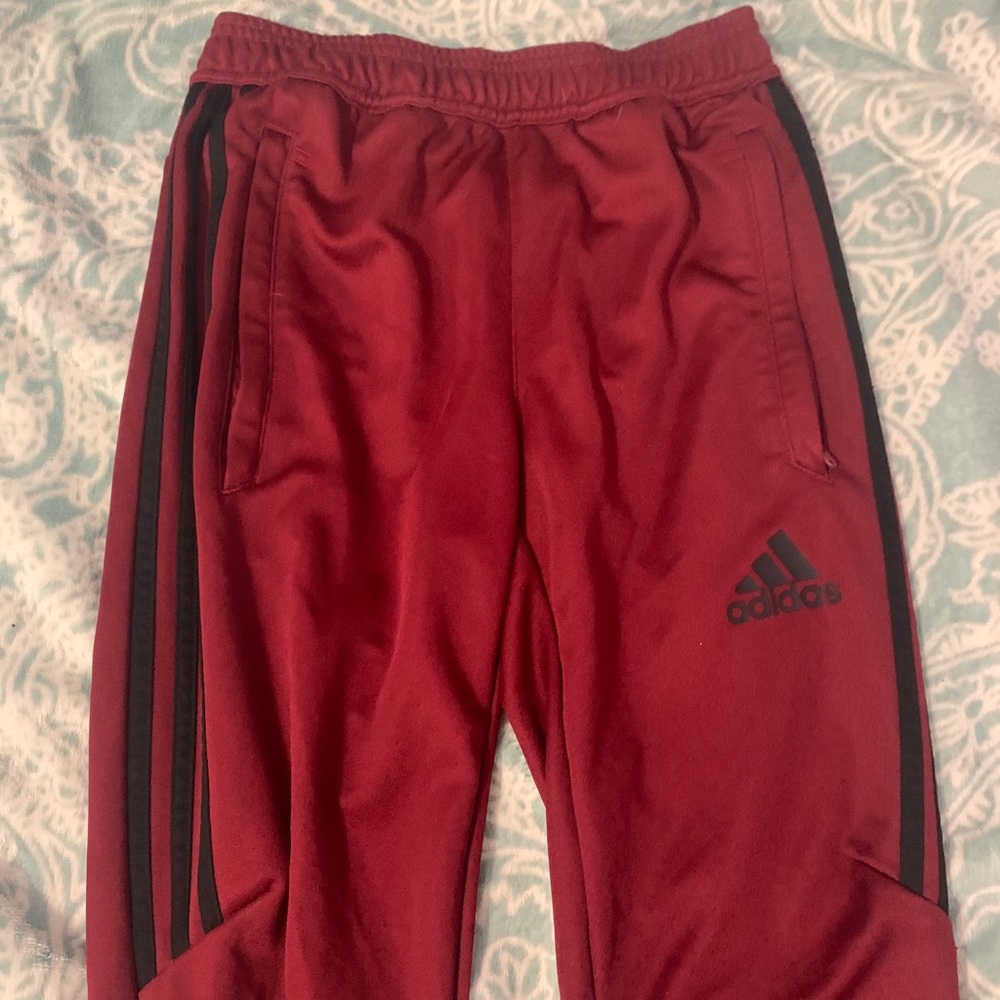 Adidas maroon joggers